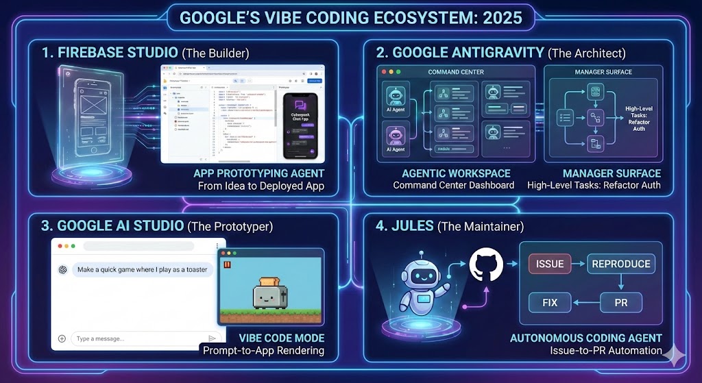 gemini vibe coding platforms
